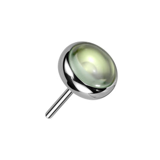 Top Top Semi-Precious Stone Push-In