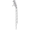 Titan Top 3 Zirkonia Doppel Kette Anhänger Push-In