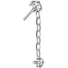 Titan Top Kette Anhänger Zirkonia Push-In