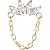 Titan Top Kette Marquiseschliff Push-In