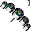Titanium Top top 5 zirconias bezel setting Push-In