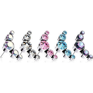 Titanium Top top 5 zirconias bezel setting Push-In