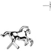 Titanium Top Top Horse Push-In