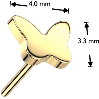 Titanium Top top butterfly Push-In