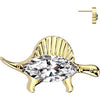 Titanium Top dinosaur zirconia Push-In