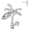 Titanium Top palm tree zirconia Push-In