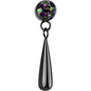 Titan Top Zirkonia Träne Anhänger Push-In