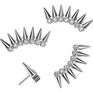 Titanium Top spikes zirconia Push-In