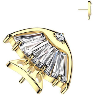 Titanium Top top fish zirconia Push-In
