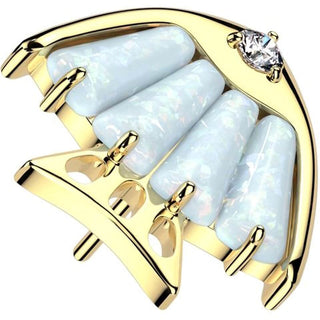 Titanium Top top fish zirconia Push-In