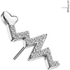 Titanium Top top heartbeat zirconia Push-In