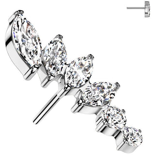 Titanium Top top fan 6 zirconias Push-In