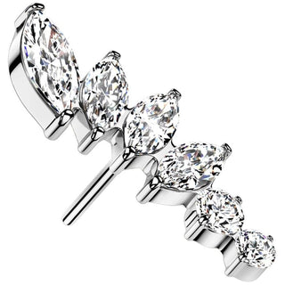 Titanium Top top fan 6 zirconias Push-In