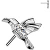 Titanium Top top Hummingbird zirconia Push-In