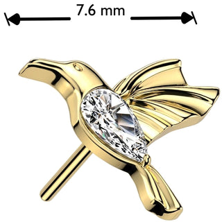 Titanium Top top Hummingbird zirconia Push-In
