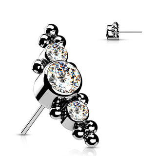 Titan Top Top 3 Zirkonia Push-In