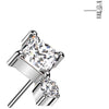Titanium Top top square zirconia Push-In