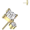 Titanium Top top square zirconia Push-In