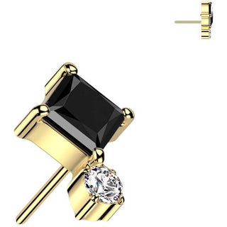 Titanium Top top square zirconia Push-In