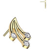 Titanium Top top shooting stars zirconia Push-In