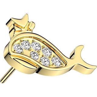Titanium Top top whale zirconia Push-In