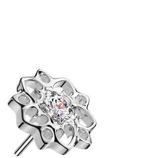 Titanium Top top flower zirconia Push-In