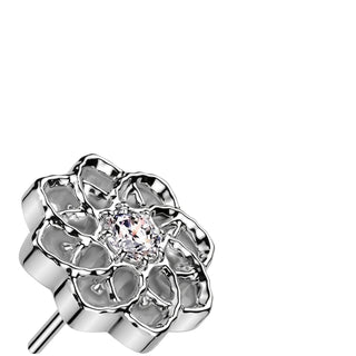 Titanium Top top flower zirconia Push-In