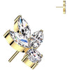 Titanium Top leaf zirconias Push-In
