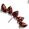 Titanium Top top 5 teardrop zirconias Push-In