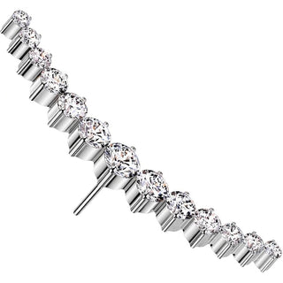 Titanium Top top long curved zirconia Push-In