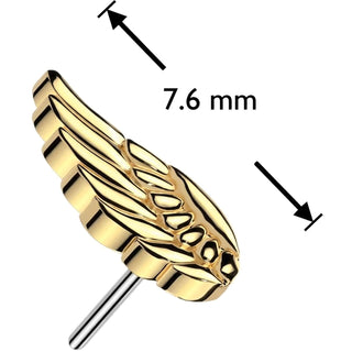 Titanium Top top angel wing Push-In