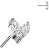 Titanium Top top zirconia marquise cut Push-In