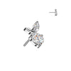 Titanium Top top leaves zirconia Push-In