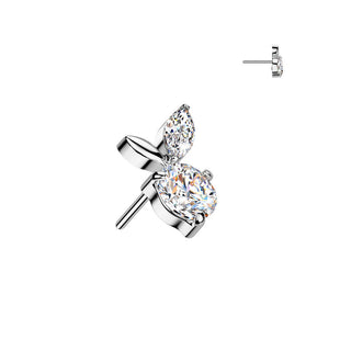 Titanium Top top leaves zirconia Push-In