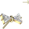 Titanium Top top bowtie zirconia Push-In