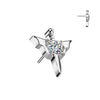 Titanium Top top dagger bat wings zirconia Push-In