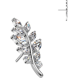 Titanium Top top olive leaf zirconia Push-In