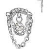 Titanium Top top double chain zirconia Push-In