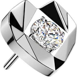 Titanium Top top heart zirconia Push-In