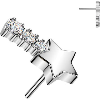 Titanium Top top star zirconia Push-In