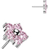 Titanium Top top 5 zirconia flower Push-In
