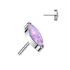 Titan Top Top Marquise Schliff Zirkonia Push-In