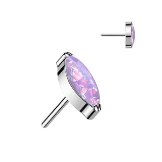 Titan Top Top Marquise Schliff Zirkonia Push-In
