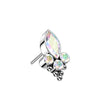 Titan Top Top 4 Zirkonia Opal Push-In