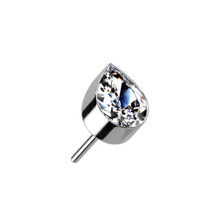 Titan Top Top Tropfen Zirkonia Push-In