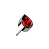 Titan Top Top Tropfen Zirkonia Push-In