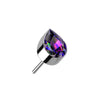 Titan Top Top Tropfen Zirkonia Push-In