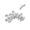 Titanium Top top marquise cut 7 zirconias Push-In