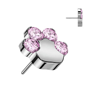 Titanium Top top paw zirconias Push-In