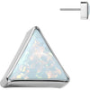 Titanium Top top triangle bezel setting opal Push-In